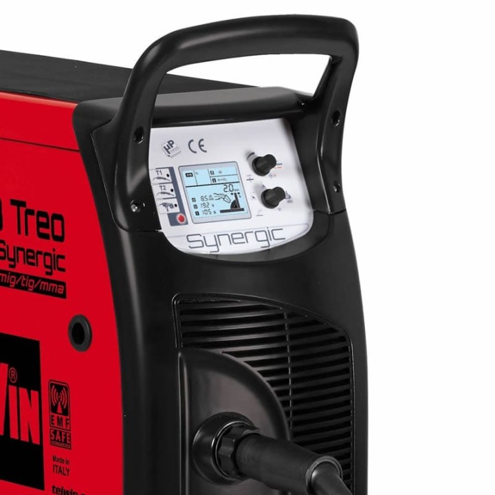 Saldatrice inverter multiprocesso Telwin Technomig 223 Treo Synergic 230V, 20-220A