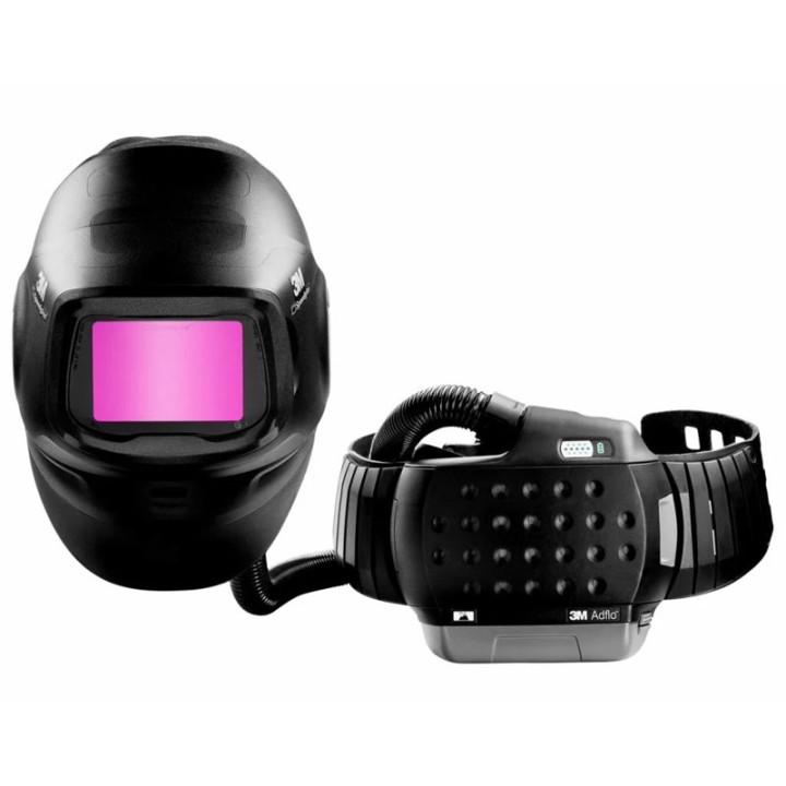 Casco saldatura 3M Speedglas G5-01TW autoscurante DIN 3/8-13 con funzione puntatura e respiratore Adflo
