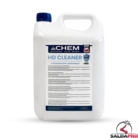 Detergente liquido alcalino GPPH HD Cleaner per pulizia e protezione tavoli saldatura, tanica 5lt