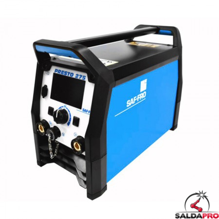 Saldatrice ad inverter portatile Saf-Fro Presto 275 da 270A MMA e Tig-Lift