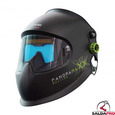 Casco saldatura Optrel Panoramaxx Quattro autoscurante DIN 3/4-13 con visione panoramica