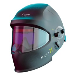 Casco saldatura Optrel Helix Quattro autoscurante DIN 3/4-14 con filtro ADF sollevabile