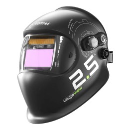 Casco saldatura Optrel Vegaview 2.5 autoscurante DIN 2.5/8-12 con visuale extra chiara