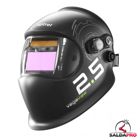 Maschera Per Saldatura Lente Con Oscuramento Automatico, Lente Per Casco Per Saldatura A Pannelli Solari, 110 * 90mm