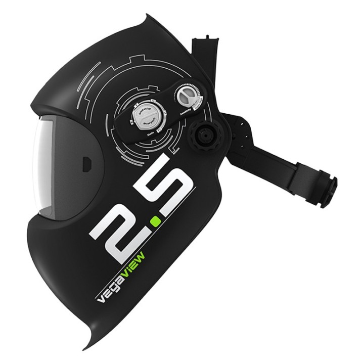 Casco saldatura Optrel Vegaview 2.5 autoscurante DIN 2.5/8-12 con visuale extra chiara