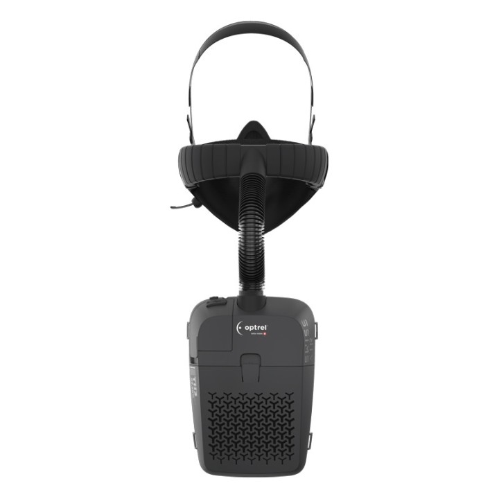 Respiratore elettroventilato Optrel Swiss Air con maschera e regolazione su 3 livelli