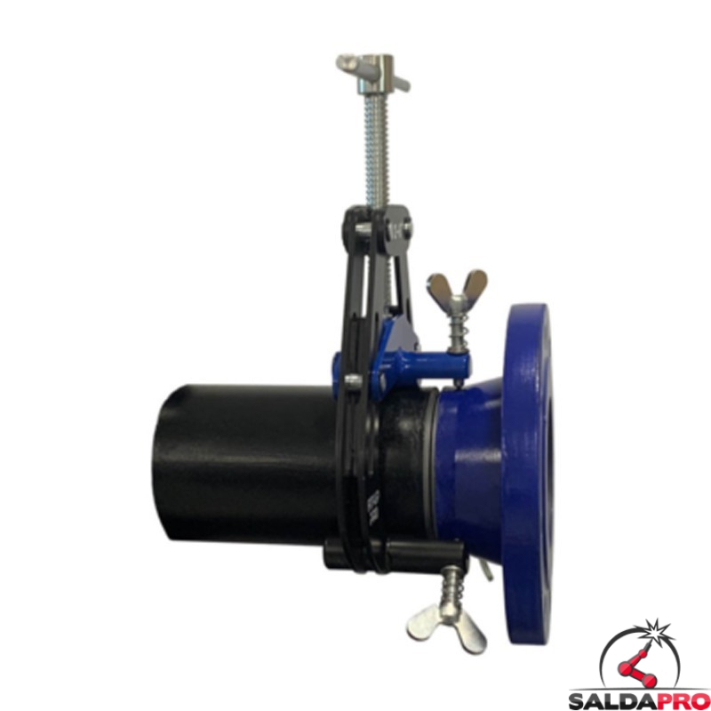 ADATTATORE TUBO FLESSIBILE A MASCHIO RIGIDO 150 ACCIAIO INOX