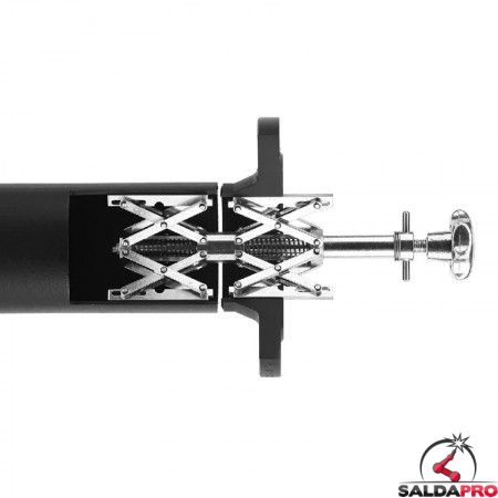 morsetto interno per allineamento tubi Spider Clamp Serie 400 acciaio inox Tag-pipe