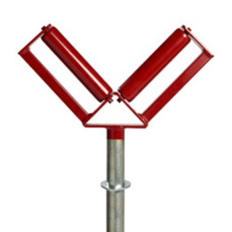 Testa a V con rulli per cavalletto Tri Tag-Pipe, tubazioni 12"
