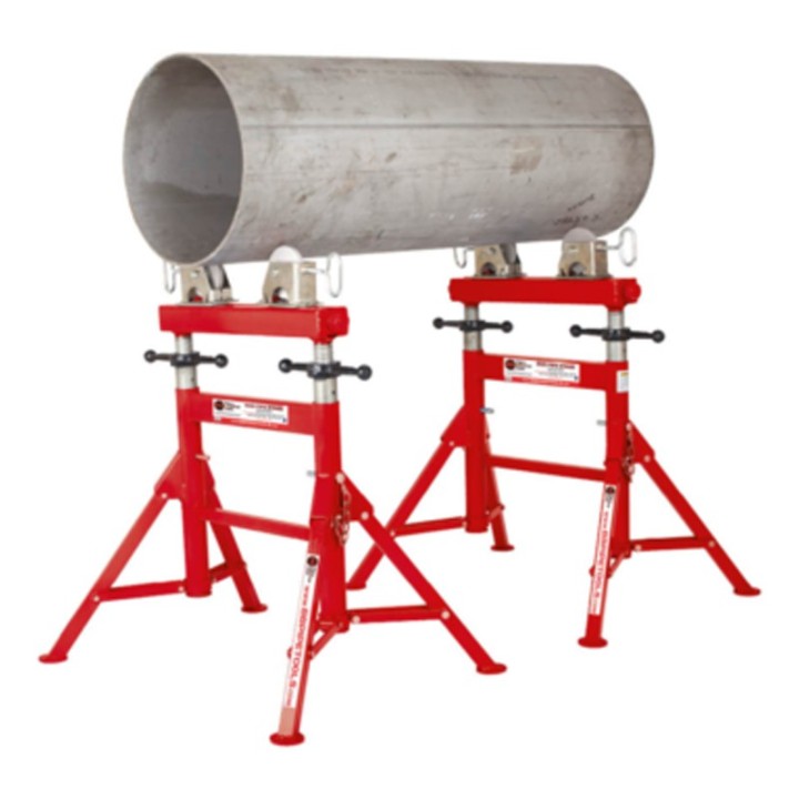 Cavalletto pieghevole ad altezza regolabile Tag-Pipe Duo per sostegno tubi 2-48"