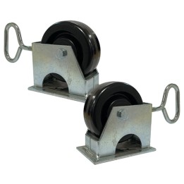 Ruote a cambio rapido in nylon per cavalletti e rulliere Tag-Pipe, tubazioni 2-48" (2pz)