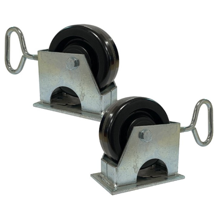 Ruote a cambio rapido in nylon per cavalletti e rulliere Tag-Pipe, tubazioni 2-48" (2pz)