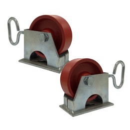 Ruote a cambio rapido in acciaio per cavalletti e rulliere Tag-Pipe, tubazioni 2-48" (2pz)