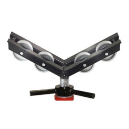 Ruote in acciaio per testa a V cavalletti Tag-Pipe Giant Jack, tubazioni 1-36" (4pz)