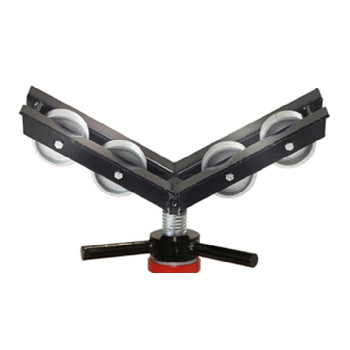 Ruote in acciaio inox per testa a V cavalletti Tag-Pipe Giant Jack, tubazioni 1-36" (4pz)