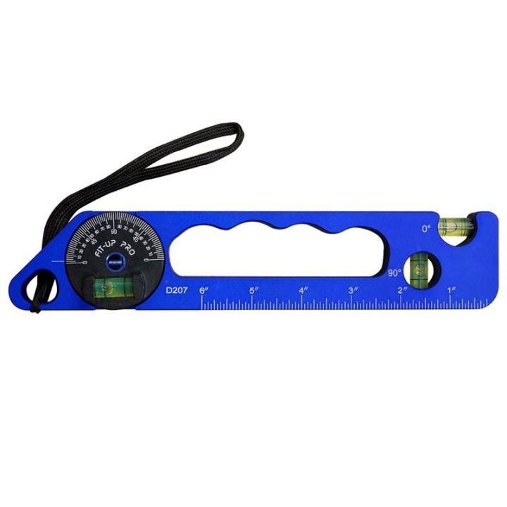 Livella magnetica torpedo Tag-Pipe D207 in alluminio con inclinometro