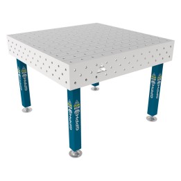 Tavolo per saldatura SteelPlus INOX GPPH 1,2x1,2mt spessore 12mm, fori 16mm