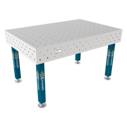 Tavolo per saldatura SteelPlus INOX GPPH 1,5x1mt spessore 12mm, fori 16mm