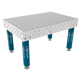 Tavolo per saldatura SteelMax INOX GPPH 1,5x1mt spessore 15mm, fori 28mm