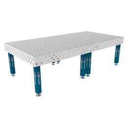 Tavolo per saldatura SteelMax INOX GPPH 3x1,48mt spessore 15mm, fori 28mm