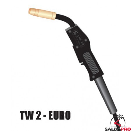 Torcia completa TW2 attacco EURO per saldatura MIG