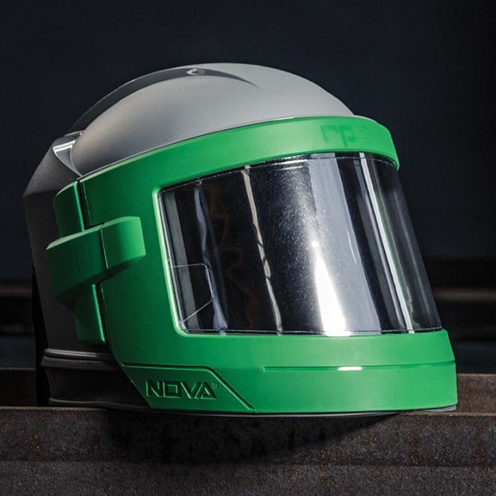 Maschera per sabbiatura GVS-RPB Nova 3 con valvola di flusso costante