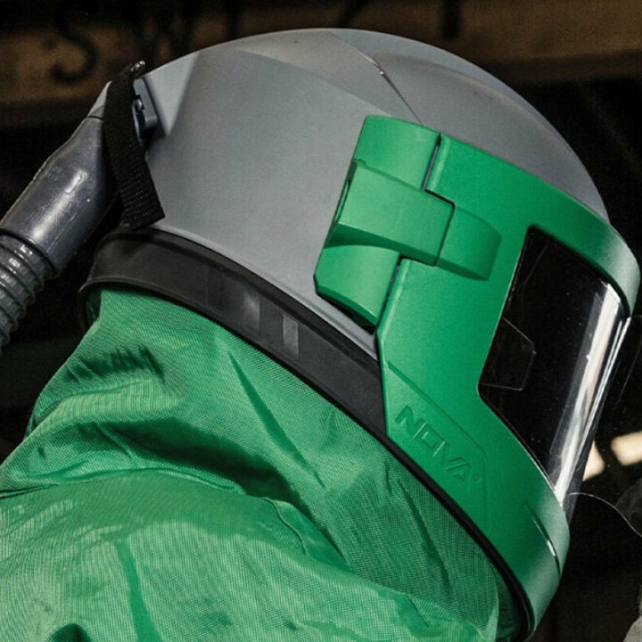 Maschera per sabbiatura GVS-RPB Nova 3 con valvola di flusso costante
