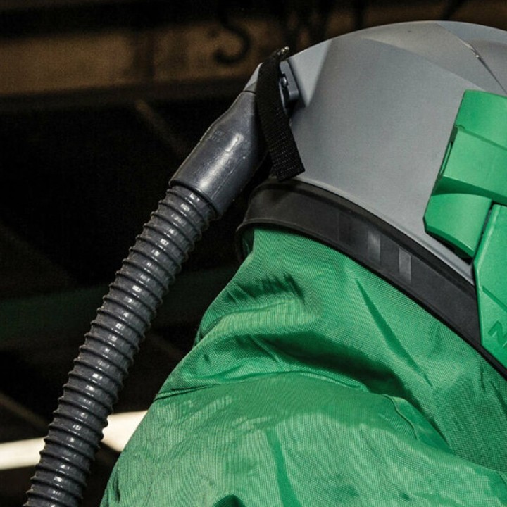 Tubo di aspirazione SAR GVS-RPB di ricambio per respiratori per sabbiatura Nova e Astro