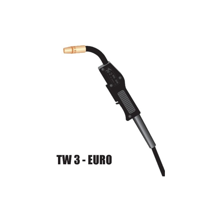 Torcia completa TW3 attacco EURO per saldatura MIG