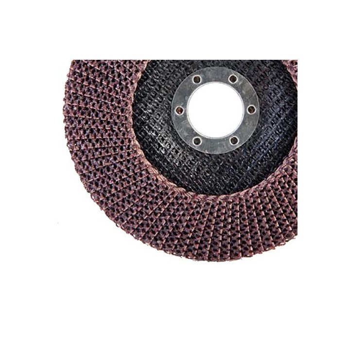 Dischi lamellari DF9103 D.115x22,2mm a rete Gr.40 per alluminio (10pz)