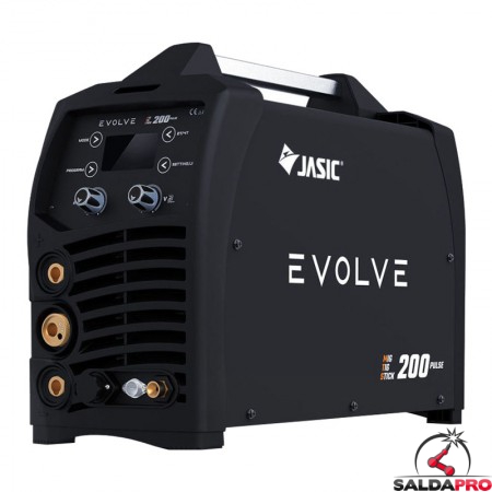 Saldatrice multifunzione Jasic Evolve MIG200 Pulse per saldatura MIG, MMA e Lift-TIG, 20-200A