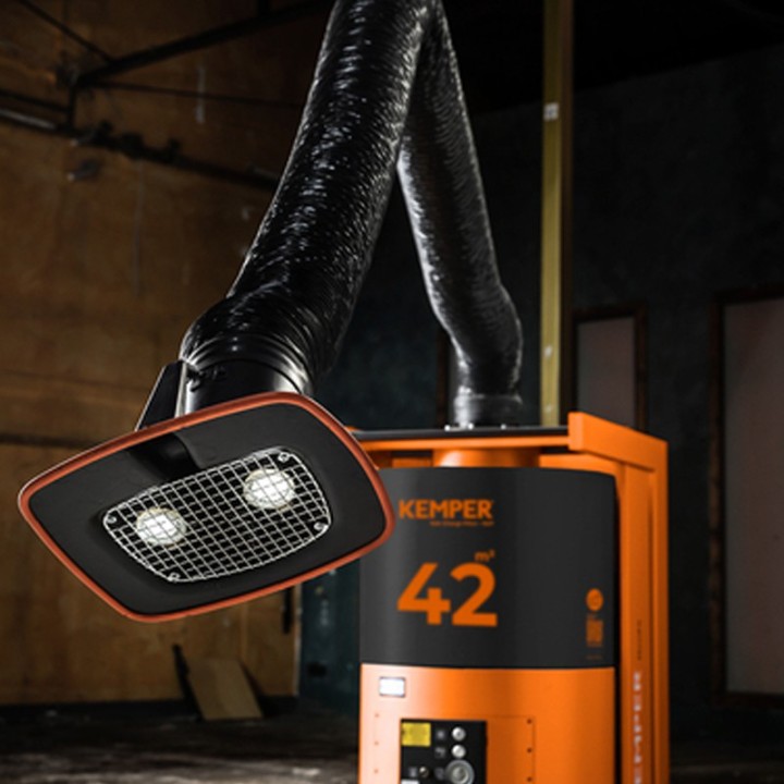 Cappa con Kit illuminazione per depuratori MaxFil e SmartFil  - KEMPER®