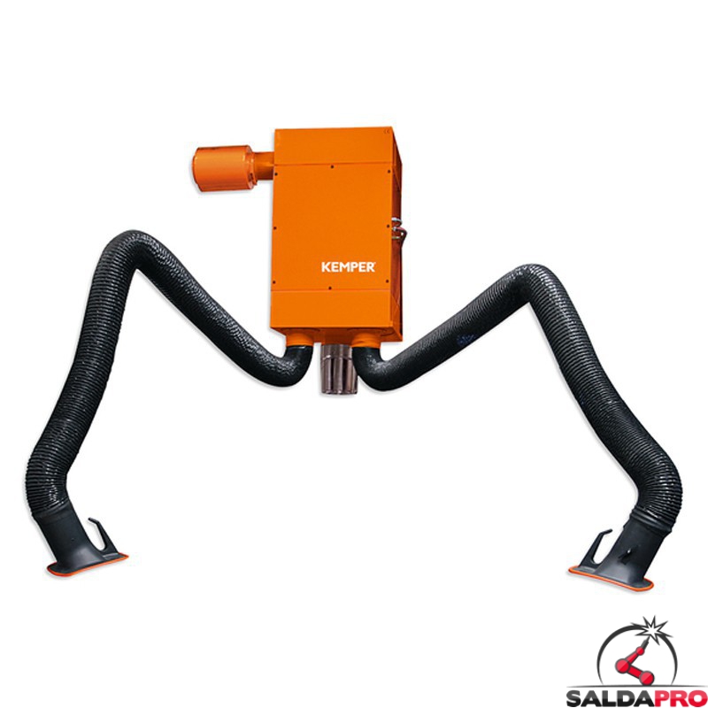 Depuratore a parete Cartridge Filter KEMPER® a due braccia flessibile Depuratore a parete Cartridge Filter KEMPER® a due braccia flessibile