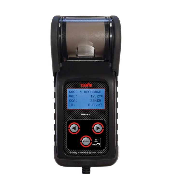 Tester digitale Telwin DTP 900 con stampante per batterie da 12/24V