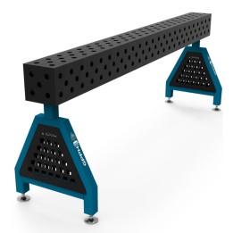 Supporto saldatura GPPH SteelEco Trestle spessore 8mm, fori 16mm in griglia diagonale