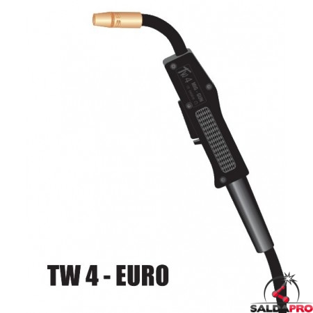 Torcia completa TW4 attacco EURO per saldatura MIG