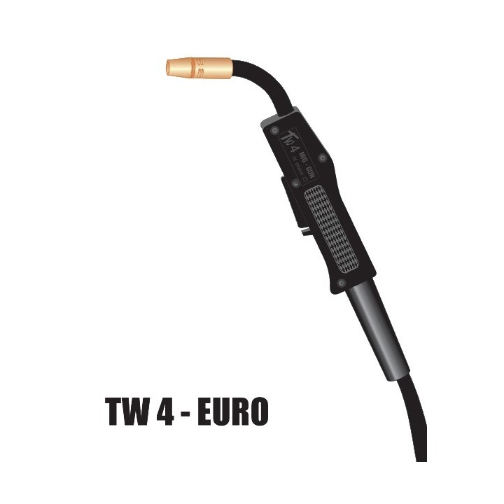 Torcia completa TW4 attacco EURO per saldatura MIG
