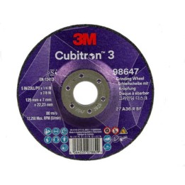 Disco da sbavo cubitron 3 d.125x7 98647 36+, T27