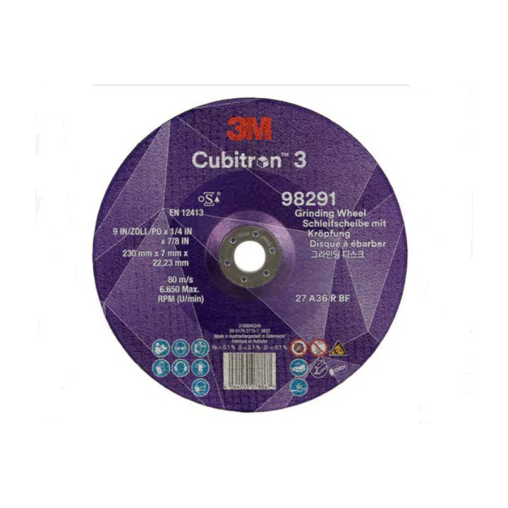 Disco da sbavo cubitron 3 d.230x7 98291 36+, T27