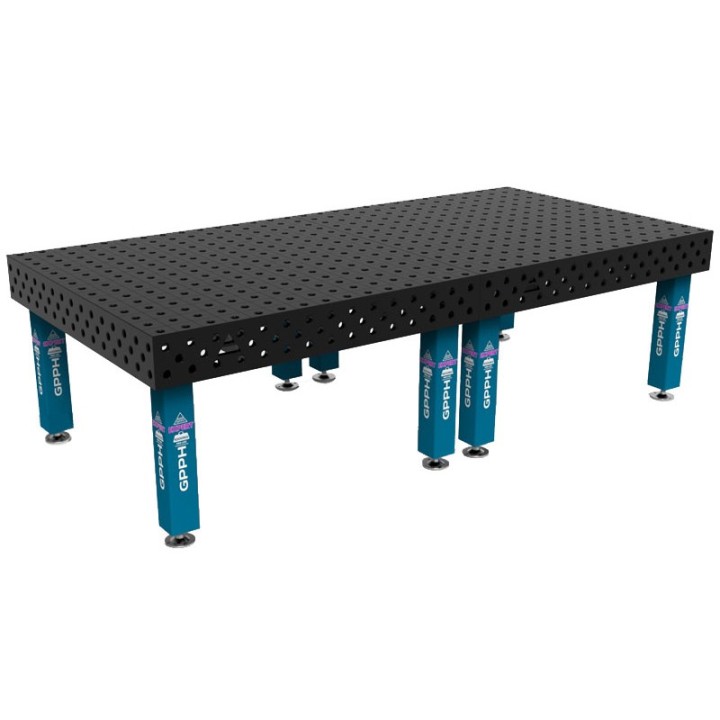 Tavolo per saldatura SteelExpert GPPH 3x1,48mt spessore 25mm, fori 28mm