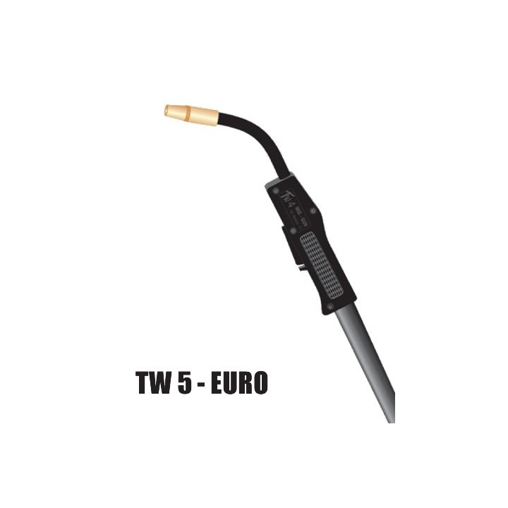 Torcia completa TW5 attacco EURO per saldatura MIG