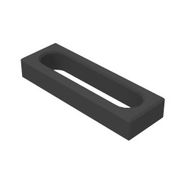Battuta universale 150mm GPPH per tavoli saldatura SteelExpert, spessore 25mm, fori 28mm