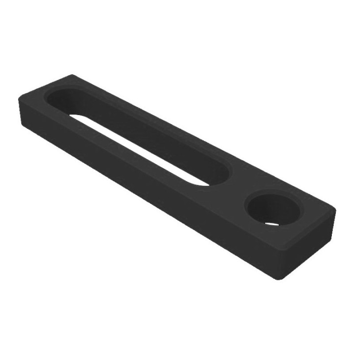 Battuta universale 225mm GPPH per tavoli saldatura SteelExpert, spessore 25mm, fori 28mm