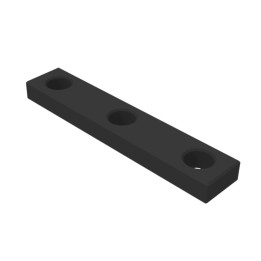 Battuta universale 260mm GPPH per tavoli saldatura SteelExpert, spessore 25mm, fori 28mm