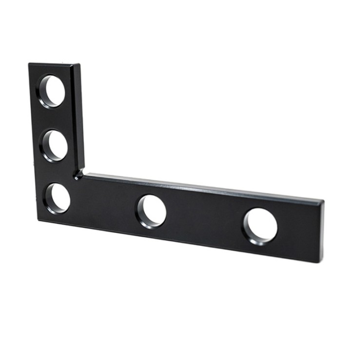 Squadra piatta 275x150mm GPPH per tavoli saldatura SteelExpert, spessore 25mm, fori 28mm