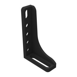 Squadra di battuta 300x190mm destra GPPH per tavoli saldatura SteelExpert, spessore 25mm, fori 28mm
