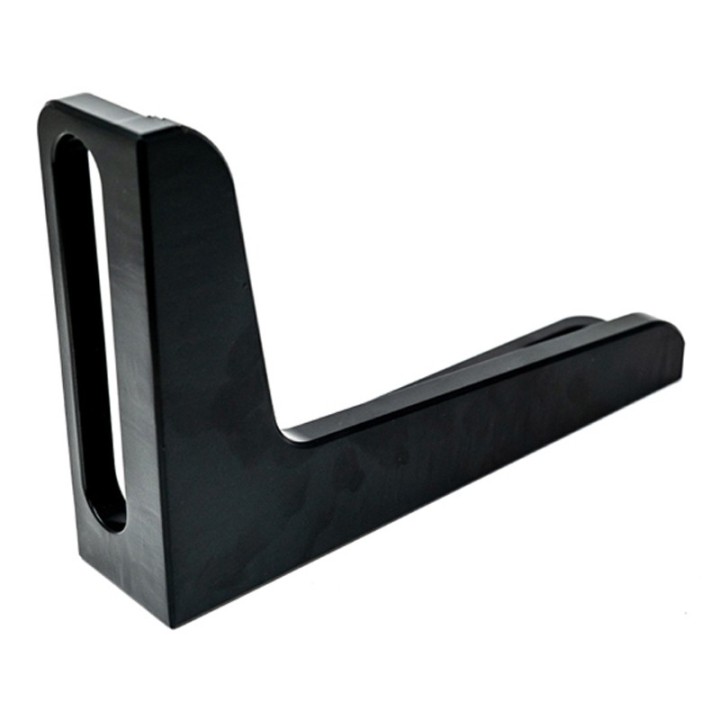 Squadra di battuta 300x190mm destra GPPH per tavoli saldatura SteelExpert, spessore 25mm, fori 28mm