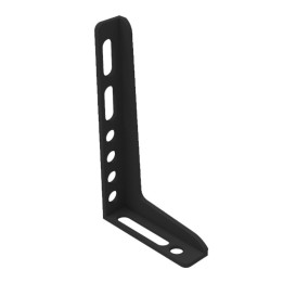Squadra di battuta 450x250mm destra GPPH per tavoli saldatura SteelExpert, spessore 25mm, fori 28mm