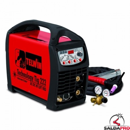 Saldatrice Inverter TECHNOLOGY TIG 222 AC DC - HF LIFT 230V