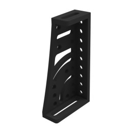 Squadra di battuta 275x500x175x100mm destra GPPH per tavoli saldatura SteelExpert, spessore 25mm, fori 28mm